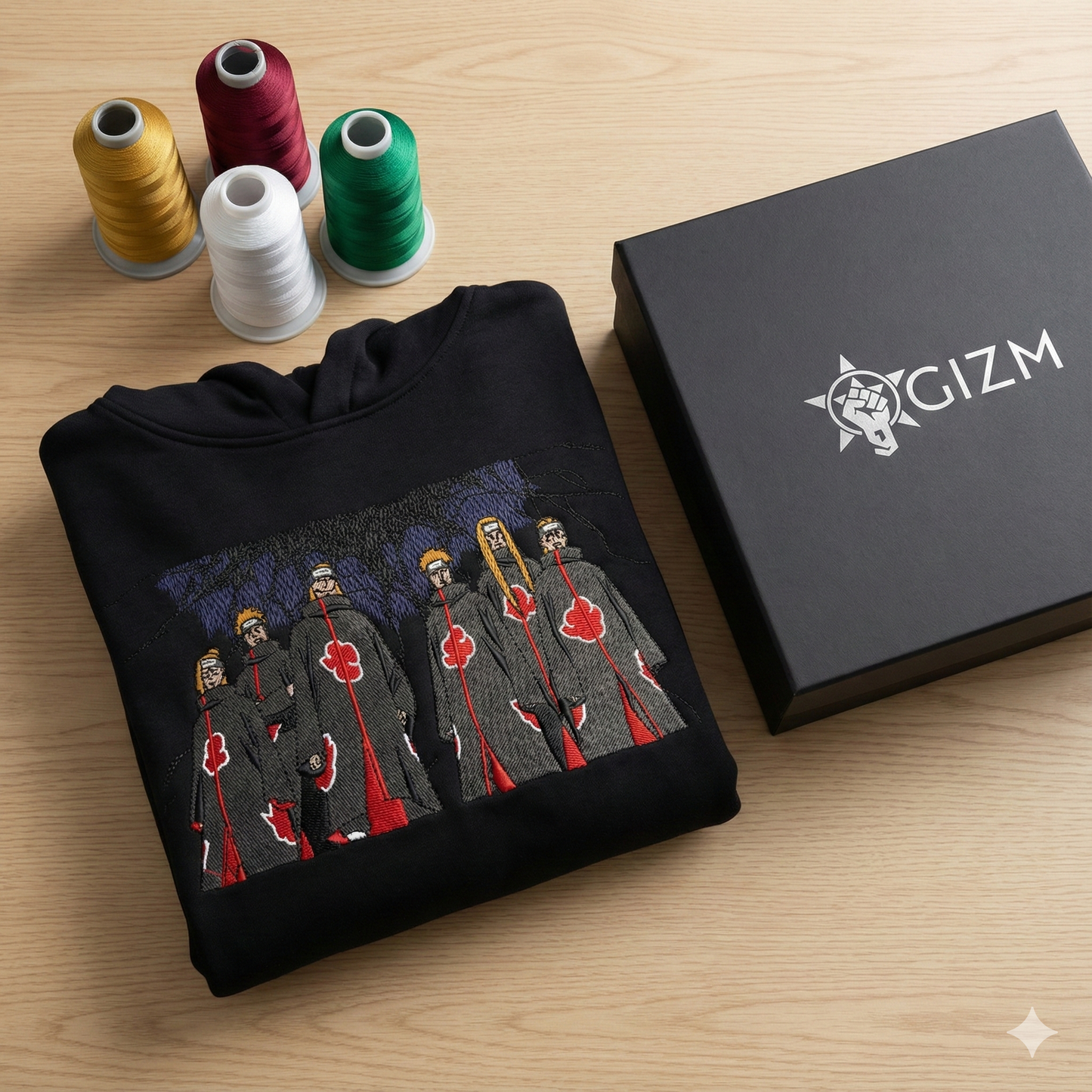 Akatsuki Embroidered Hoodie