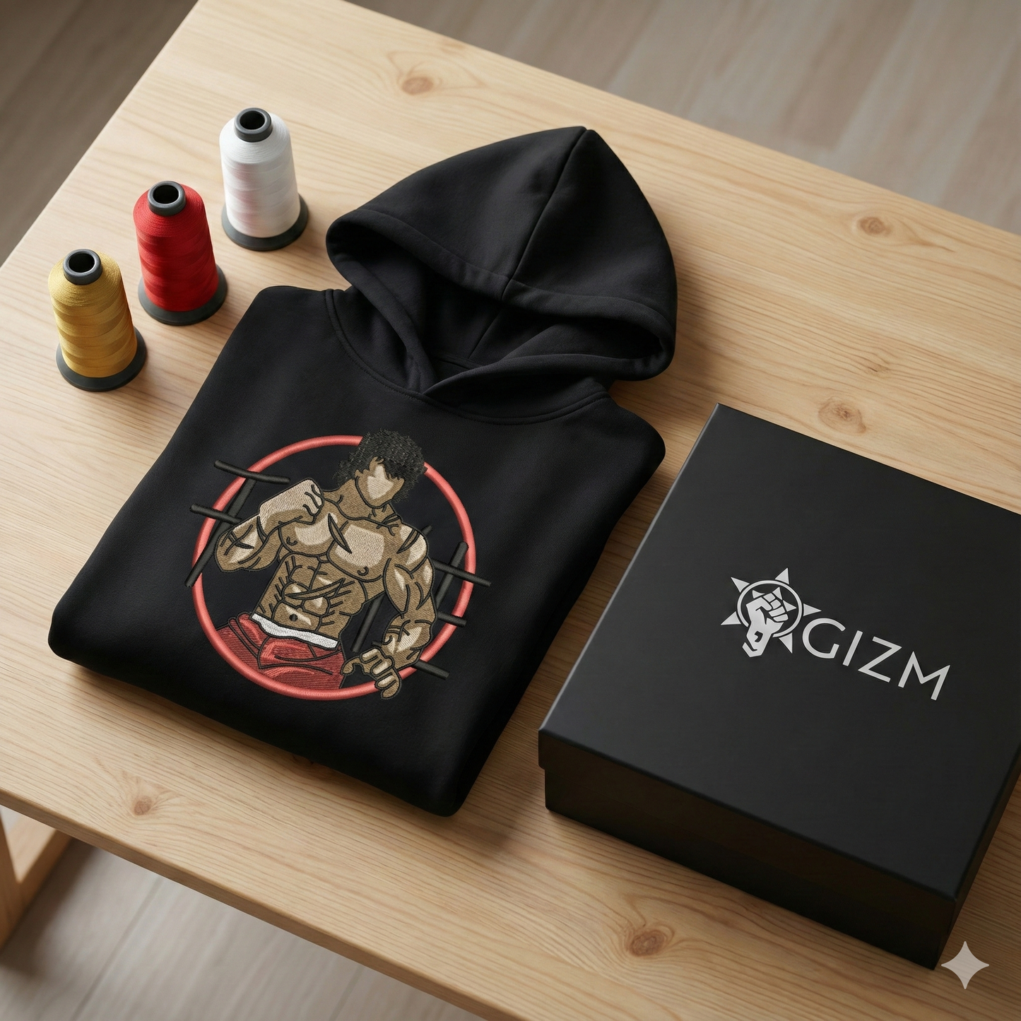 Baki Embroidered Hoodie