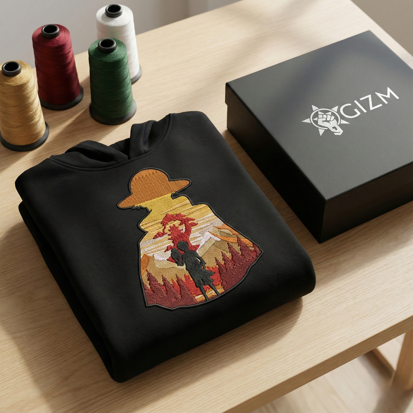 Monkey D.Luffy Embroidered Hoodie