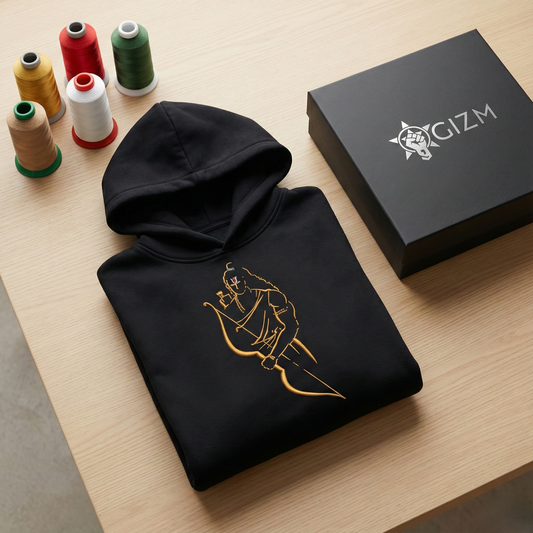 Jai Shri Ram Embroidered Hoodie