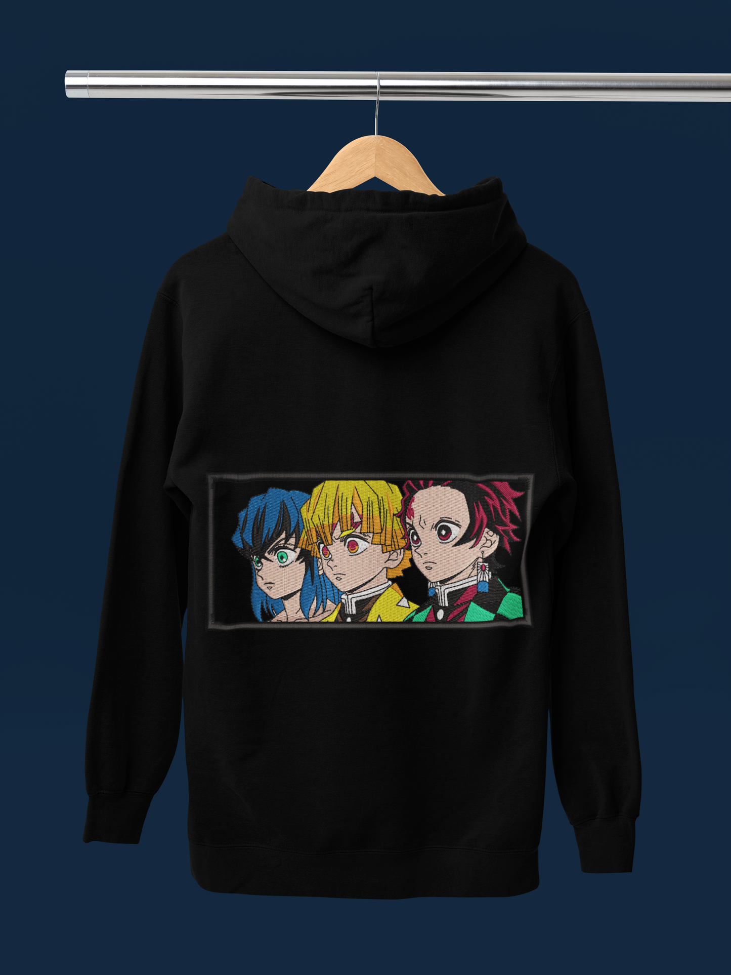 Demon Slayer Embroidered Hoodie