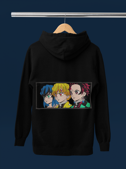 Demon Slayer Embroidered Hoodie