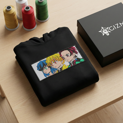 Demon Slayer Embroidered Hoodie