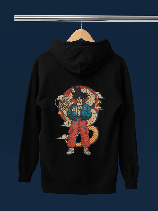 Goku Streetwear Embroidered Hoodie