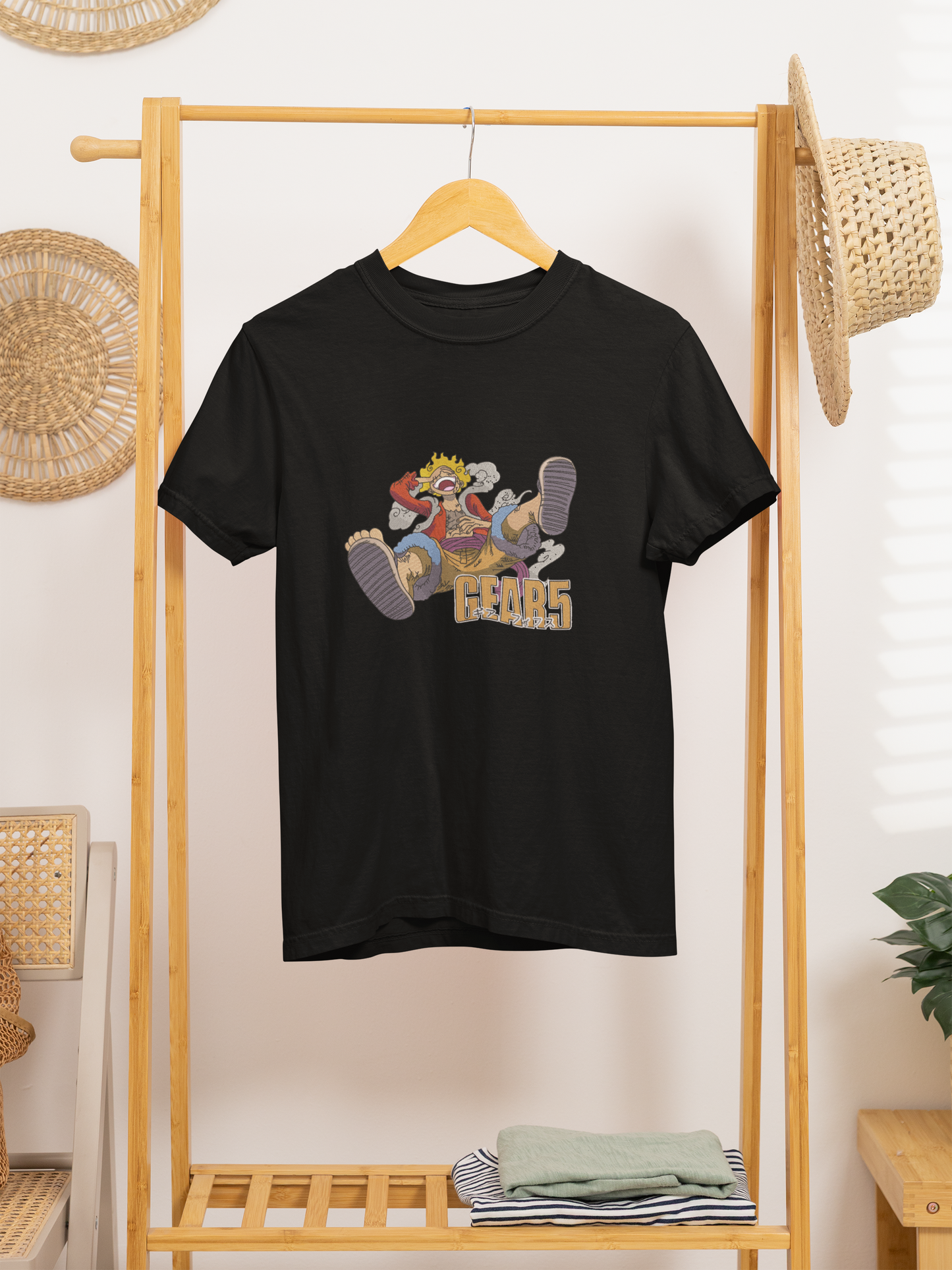 Luffy Gear5 Embroidered T-shirt