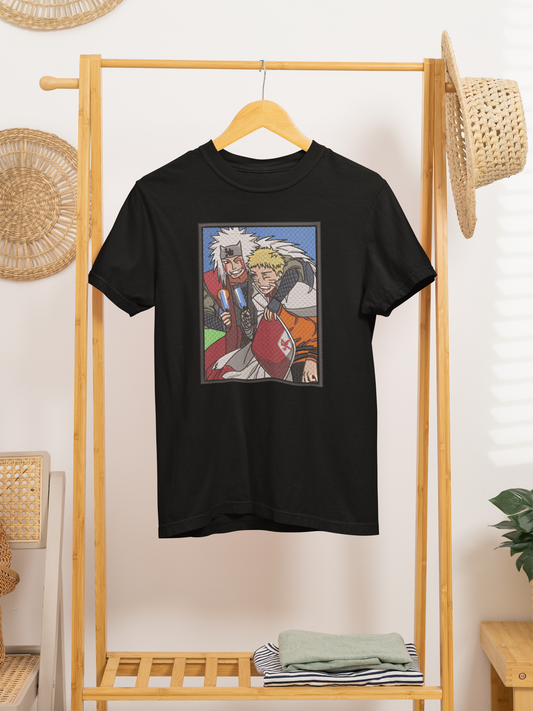 Naruto-Jiraiya Embroidered T-shirt