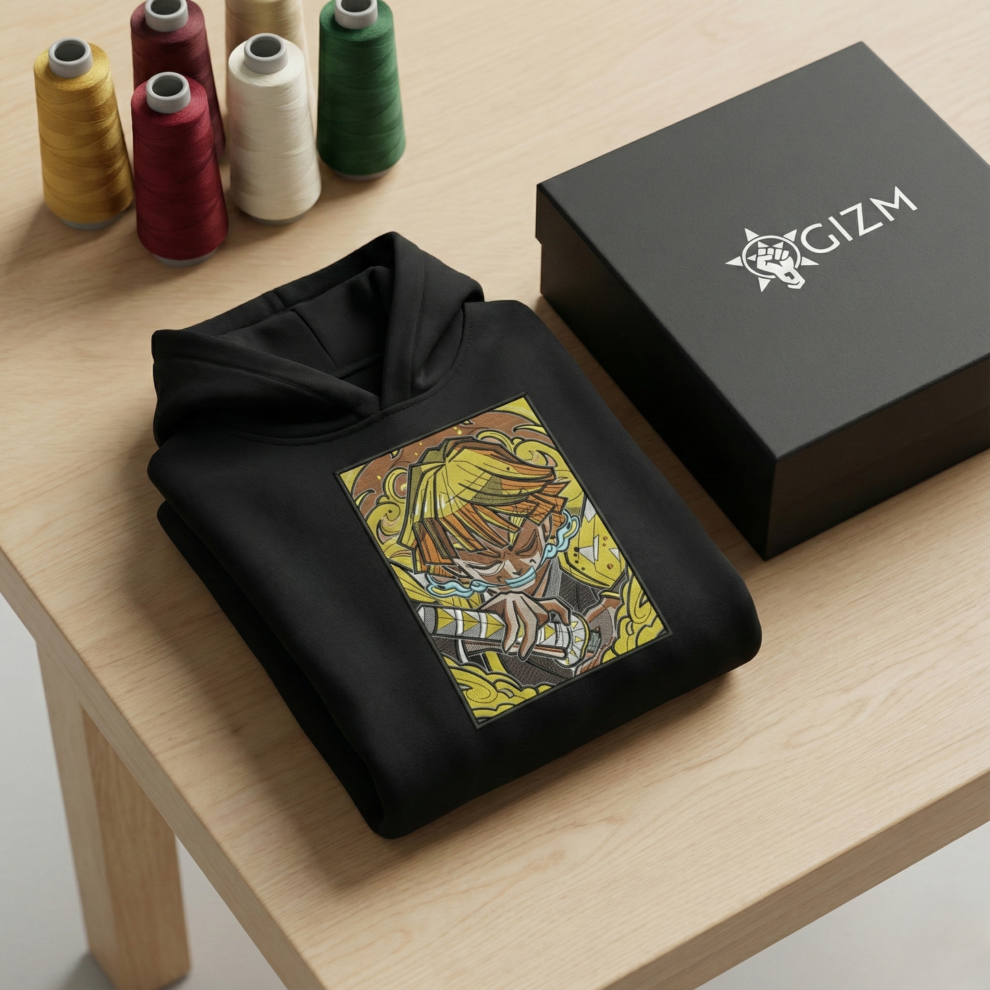 Zenitsu Embroidered Hoodie